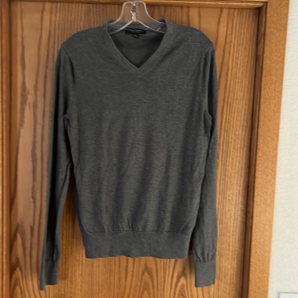 Banana Republic light weight dress sweater grey size S EUC